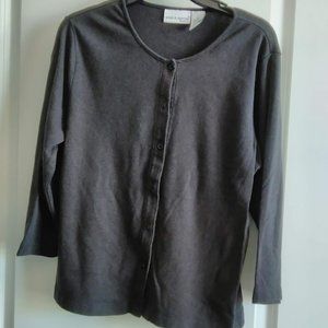 Basic Black Stretch Cardigan